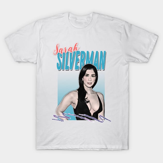 Sarah Silverman / Retro Styled Design T-Shirt by DankFutura